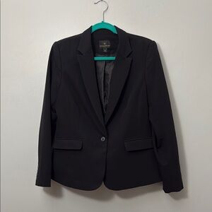 Worthington Black Blazer Classic Tailoring Professional Style